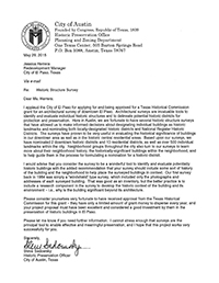 Austin - El Paso Letter for NR Surveys